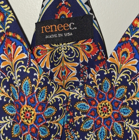 Boho Floral Print Racerback Tank - Picture 2 of 7